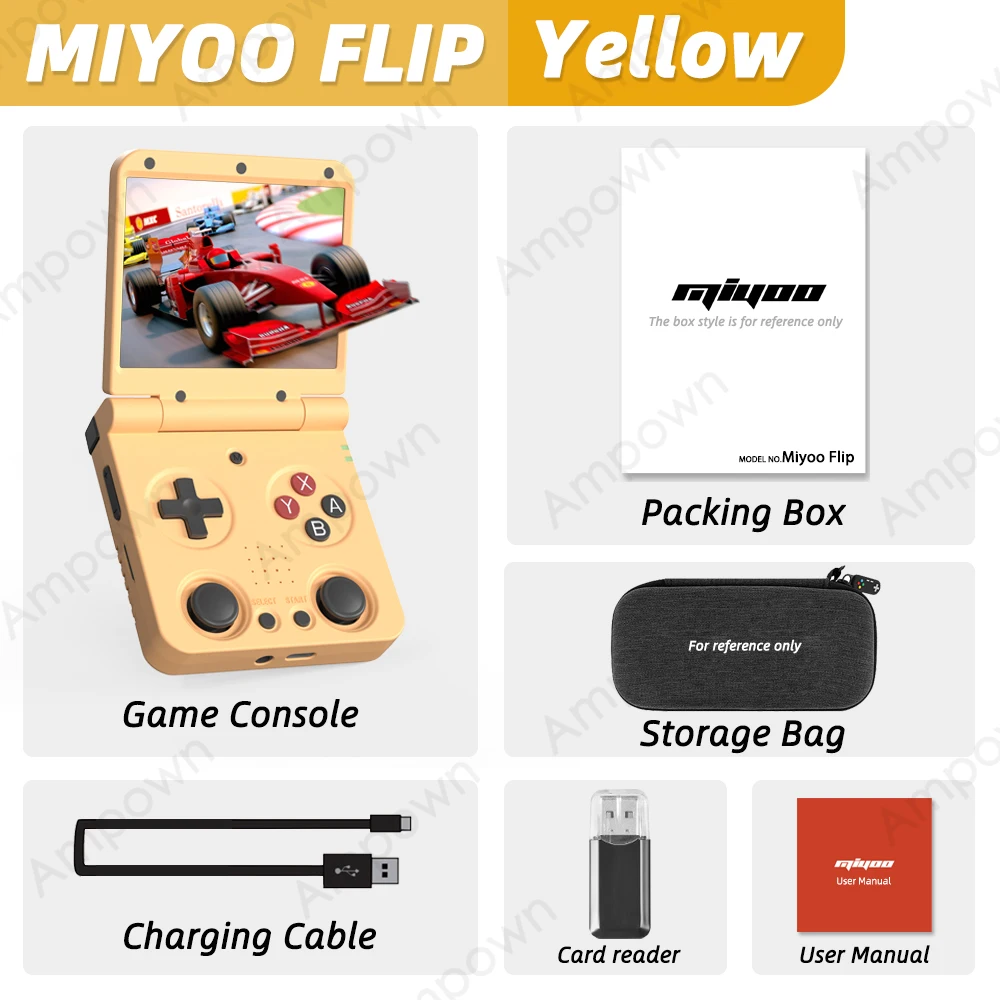 Gaming Console Os - MIYOO FLIP V2 Pocket Player Console