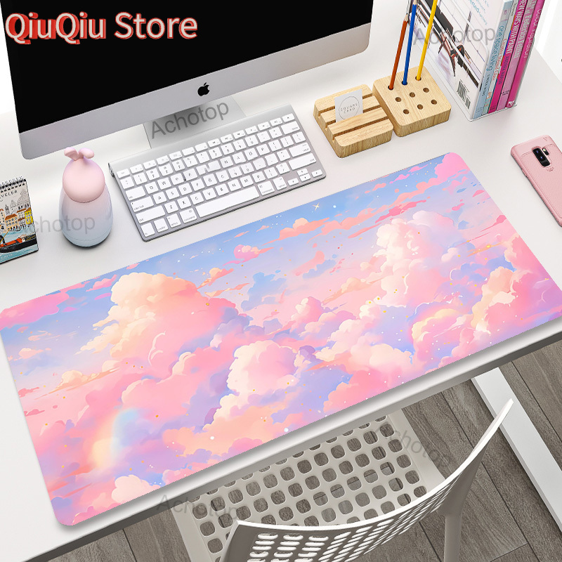 Gaming Console Cloud - Pink Clouds Mouse Pad Gamer Mousepads