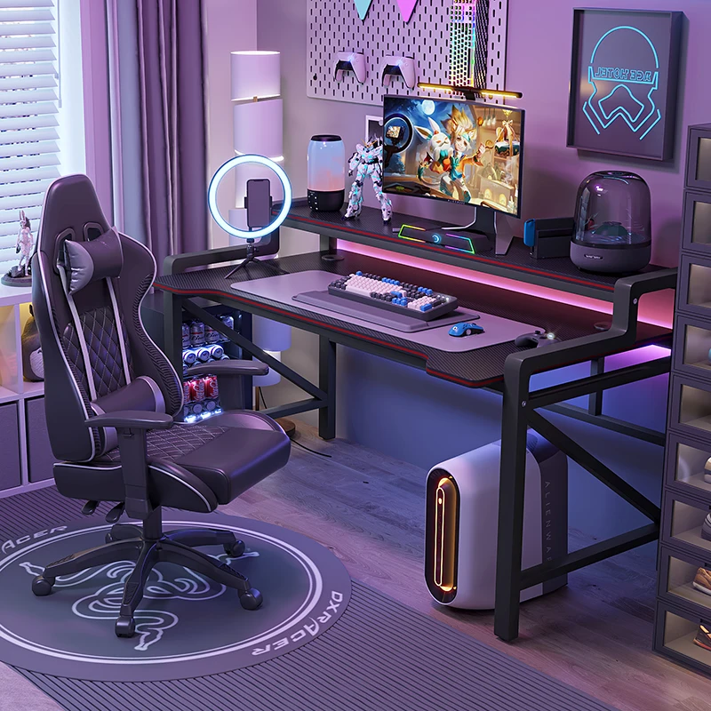 Gaming Console And Monitor - Gaming Study Computer Desks Mouse Pad