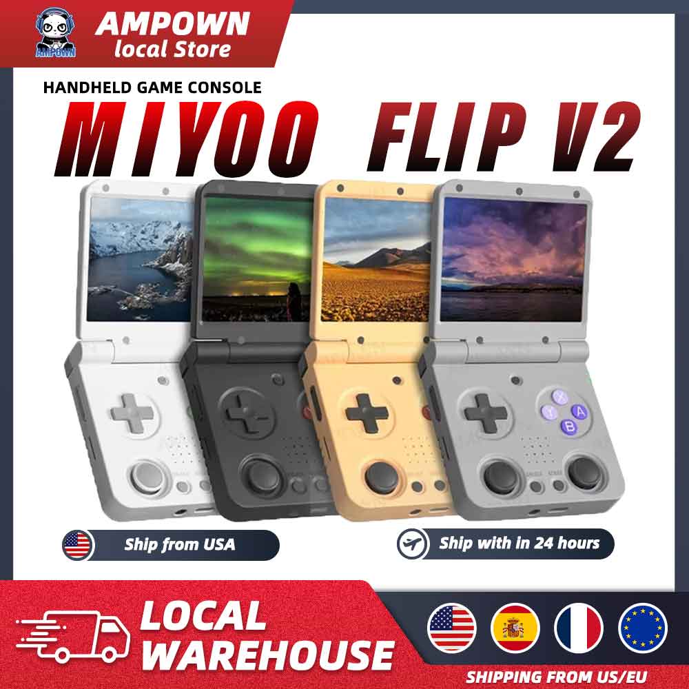 Gaming Console Os - MIYOO Flip V2 Handheld Game Console