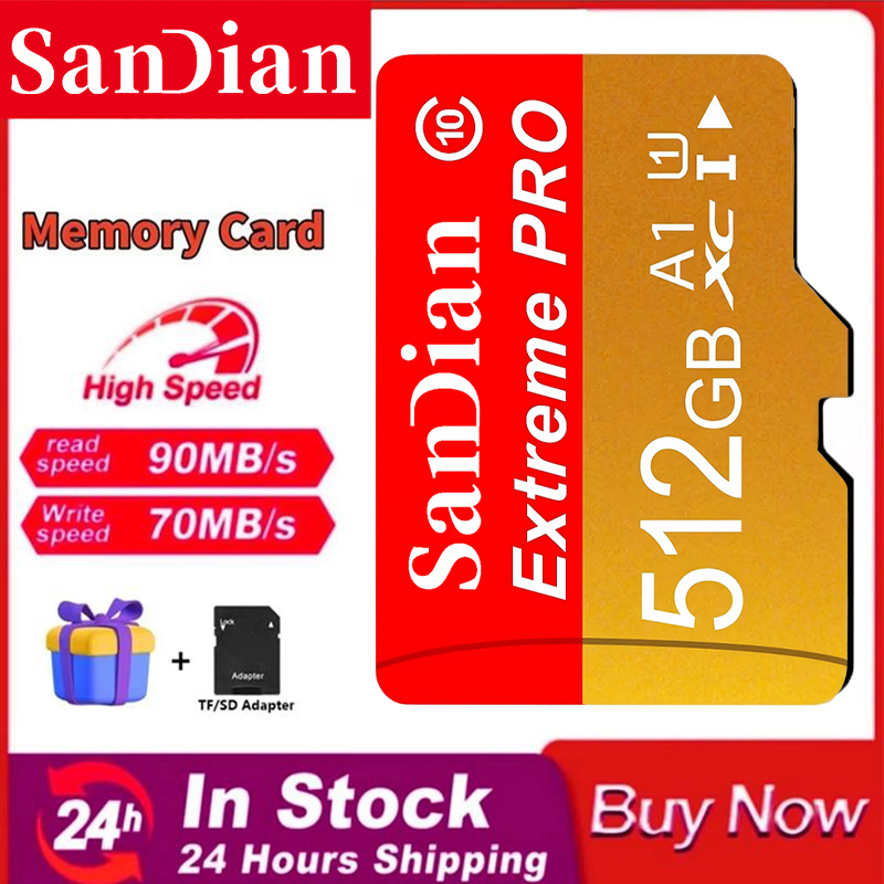Gaming Console And Monitor - Memory Card 512GB Pro Micro TF