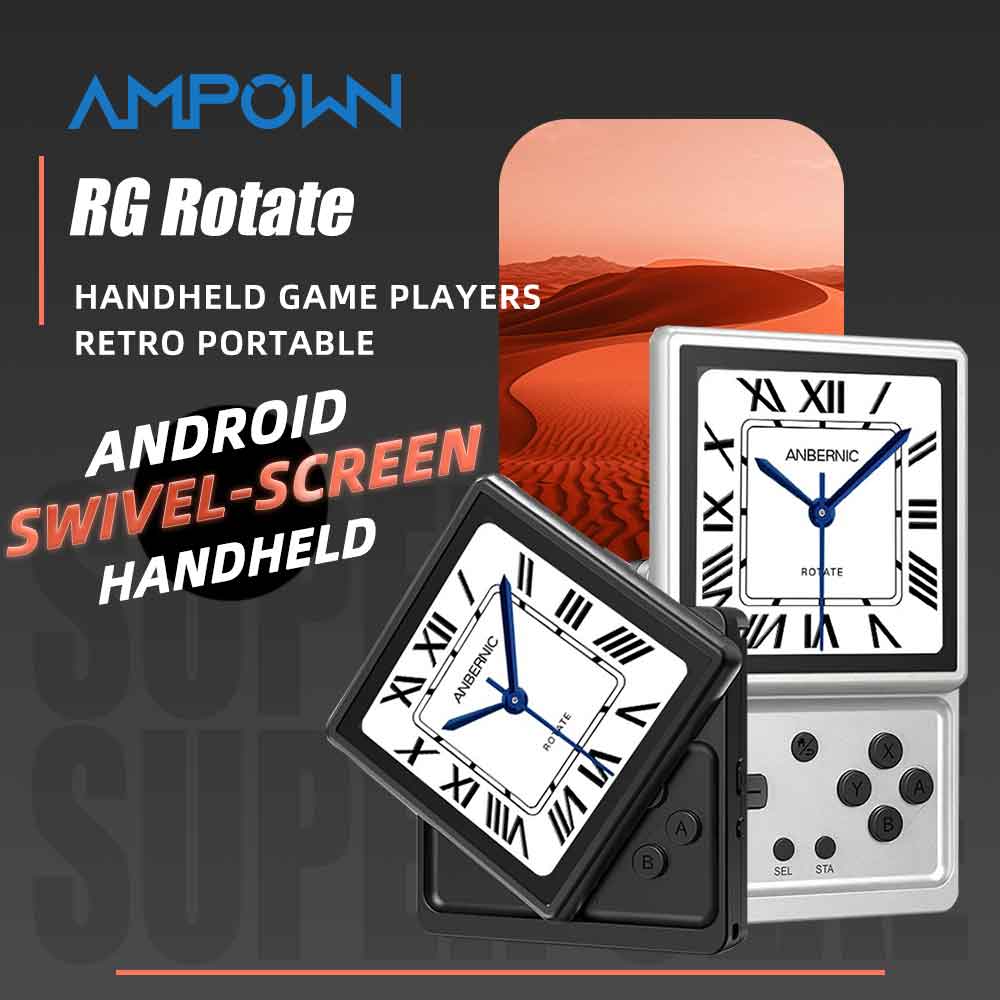 Gaming Console 5 Year Old - ANBERNIC RG Rotate Android Handheld Game