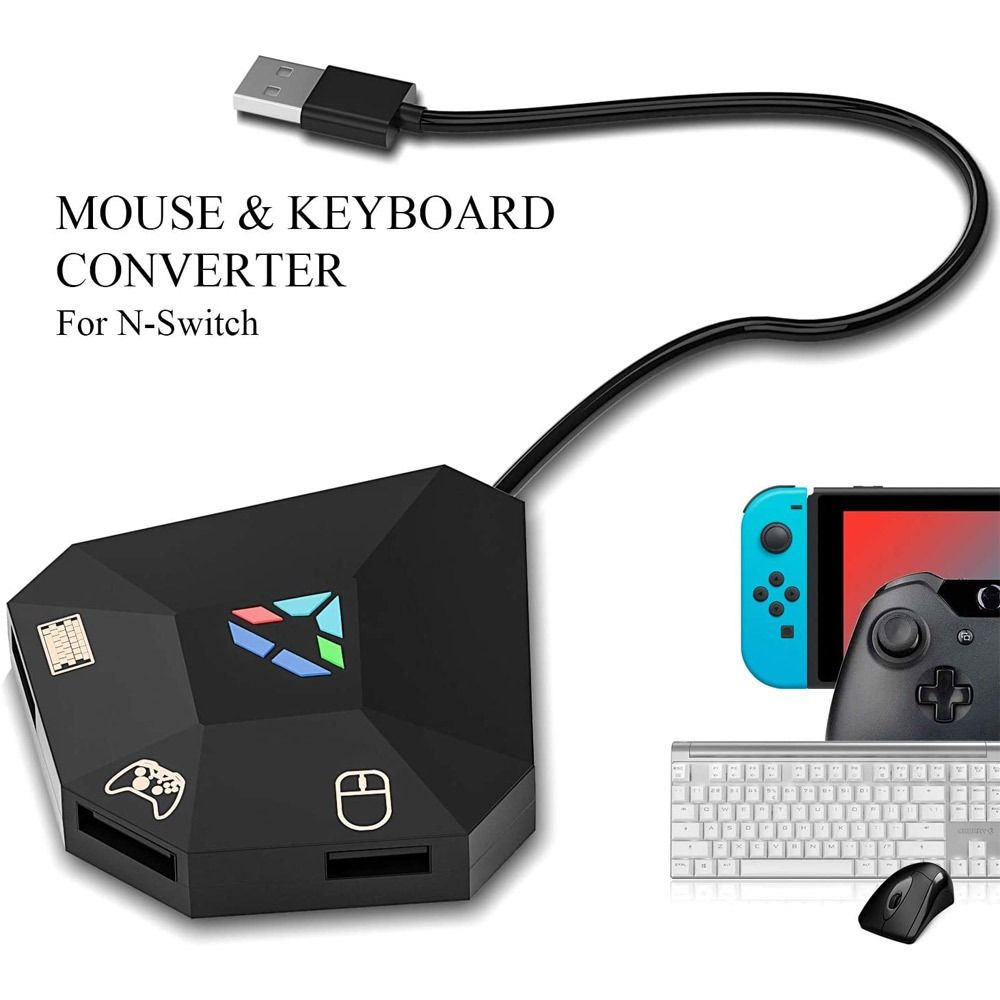 Keyboard and Mouse Adapter USB - Gaming Console With Controller 评论和价格