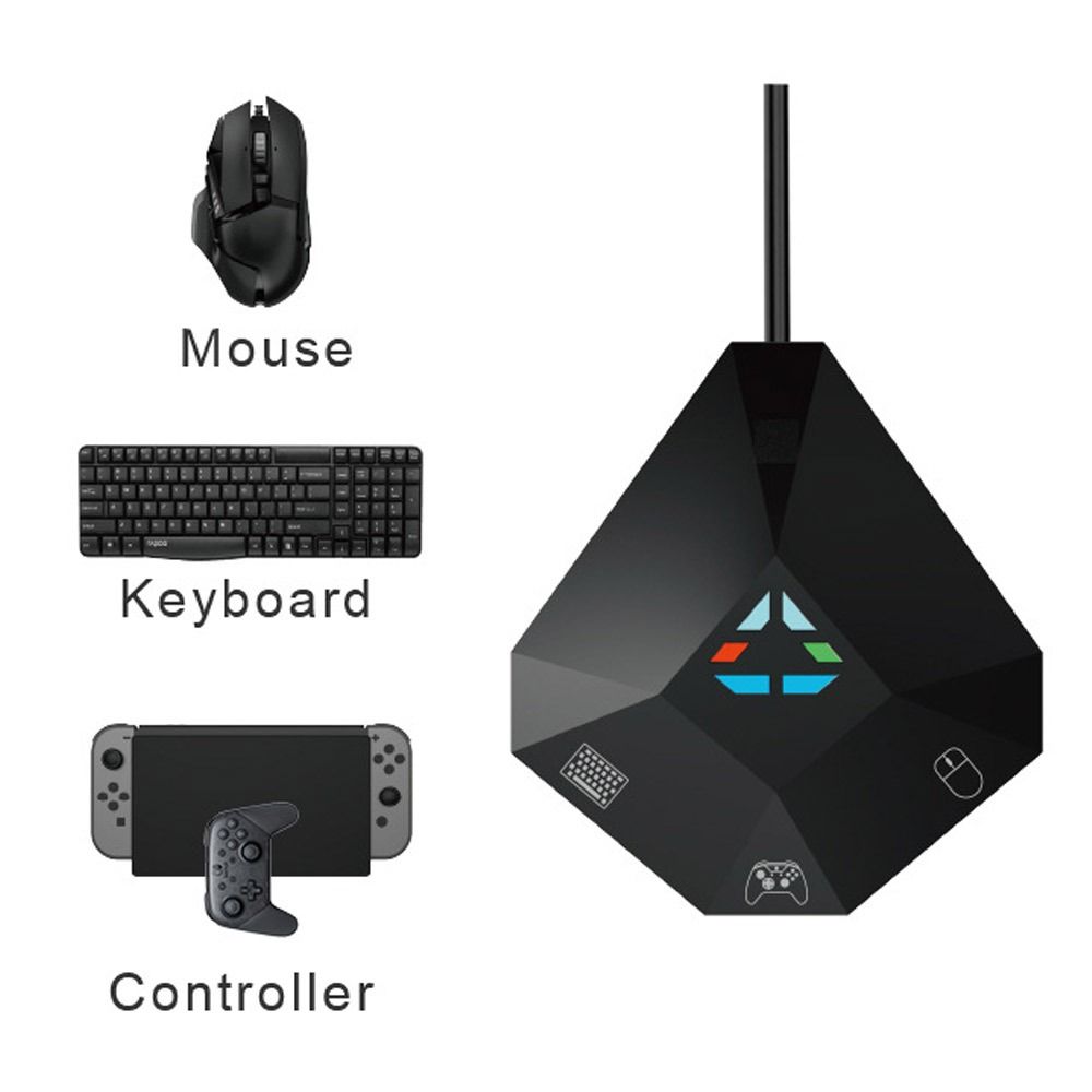 Keyboard and Mouse Adapter USB - Gaming Console With Controller 评论和价格