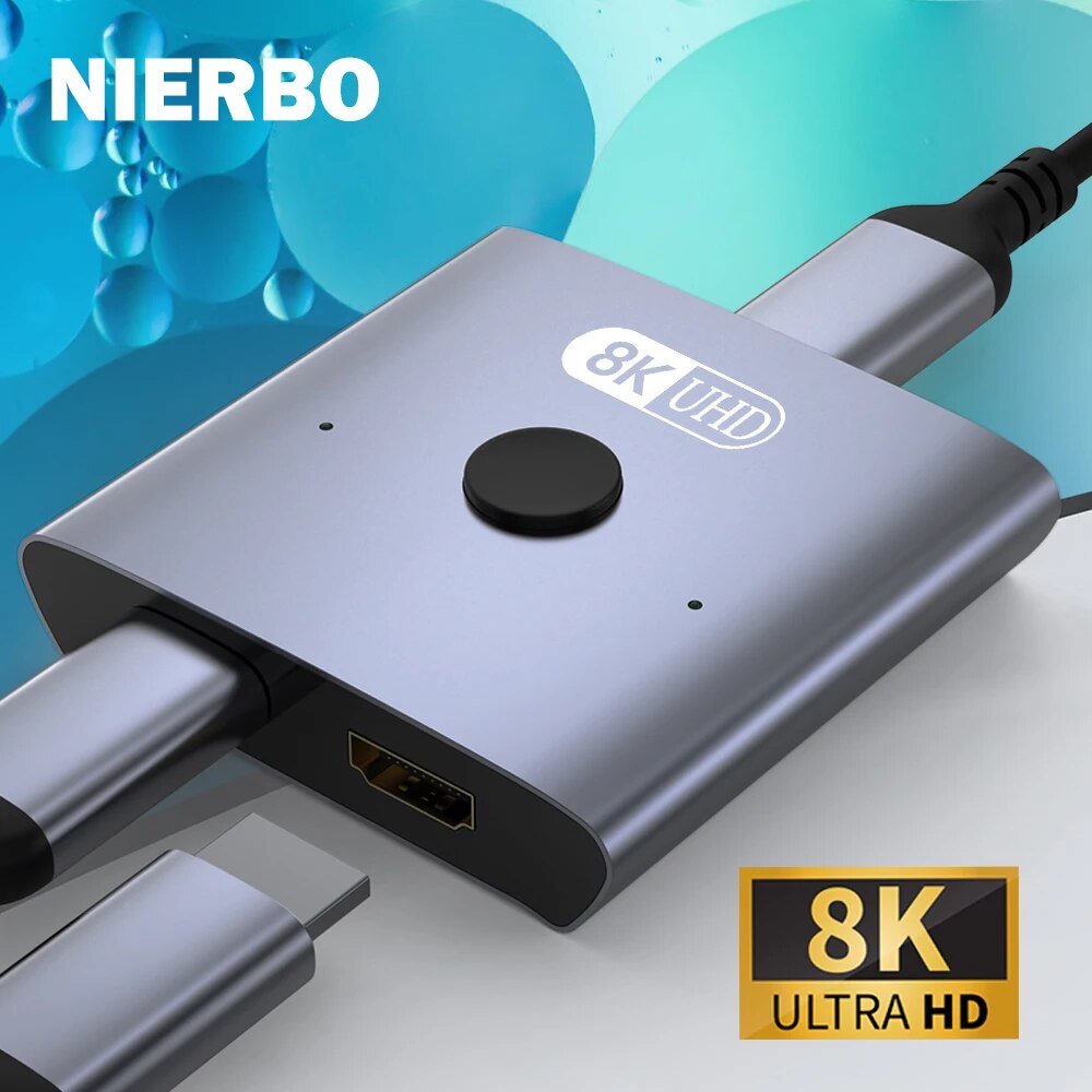 NIERBO 8K Bi-Directional HDMI  - Hdmi Cable 2.1 评论和价格