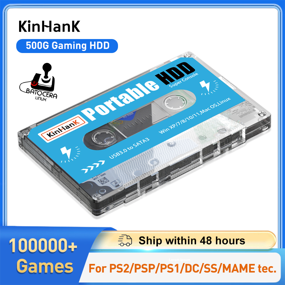 KINHANK 500G Gaming HDD Super  - Gaming Console Os 评论和价格