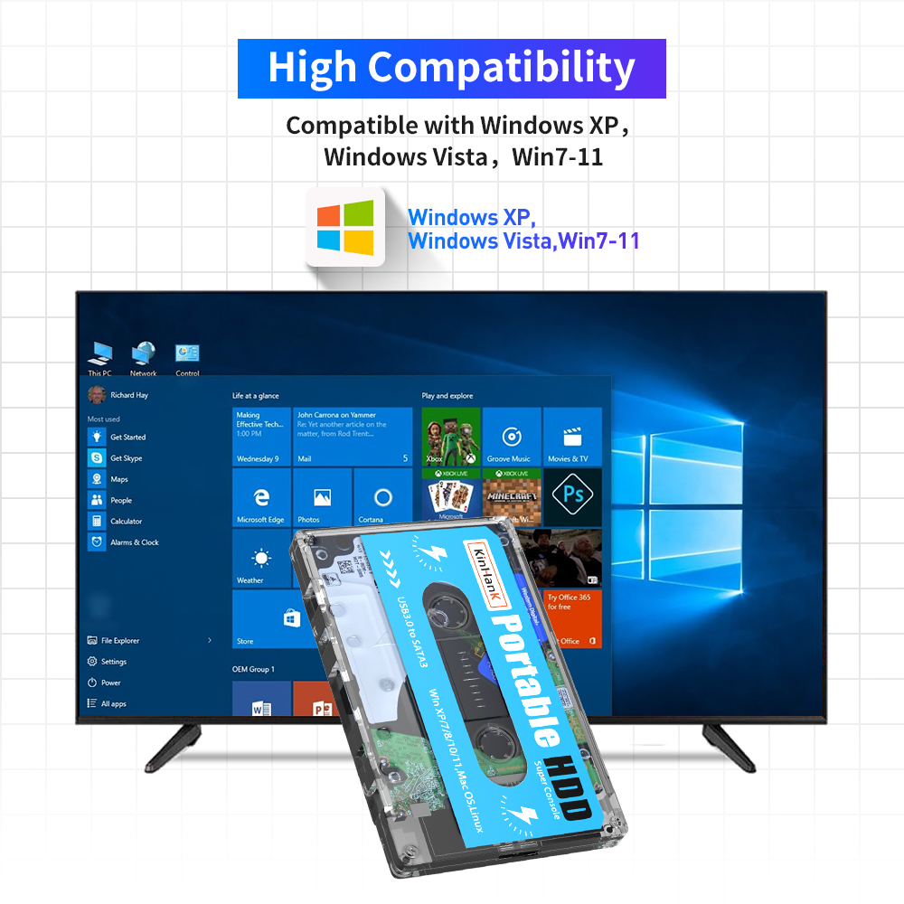 KINHANK 500G Gaming HDD Super  - Gaming Console Os 评论和价格