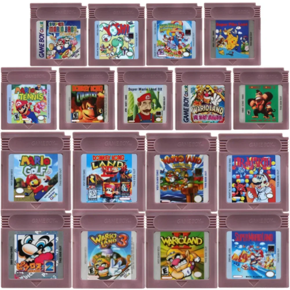 GBC 16 Bit Game Video Game Car - Gaming Console Mario 评论和价格