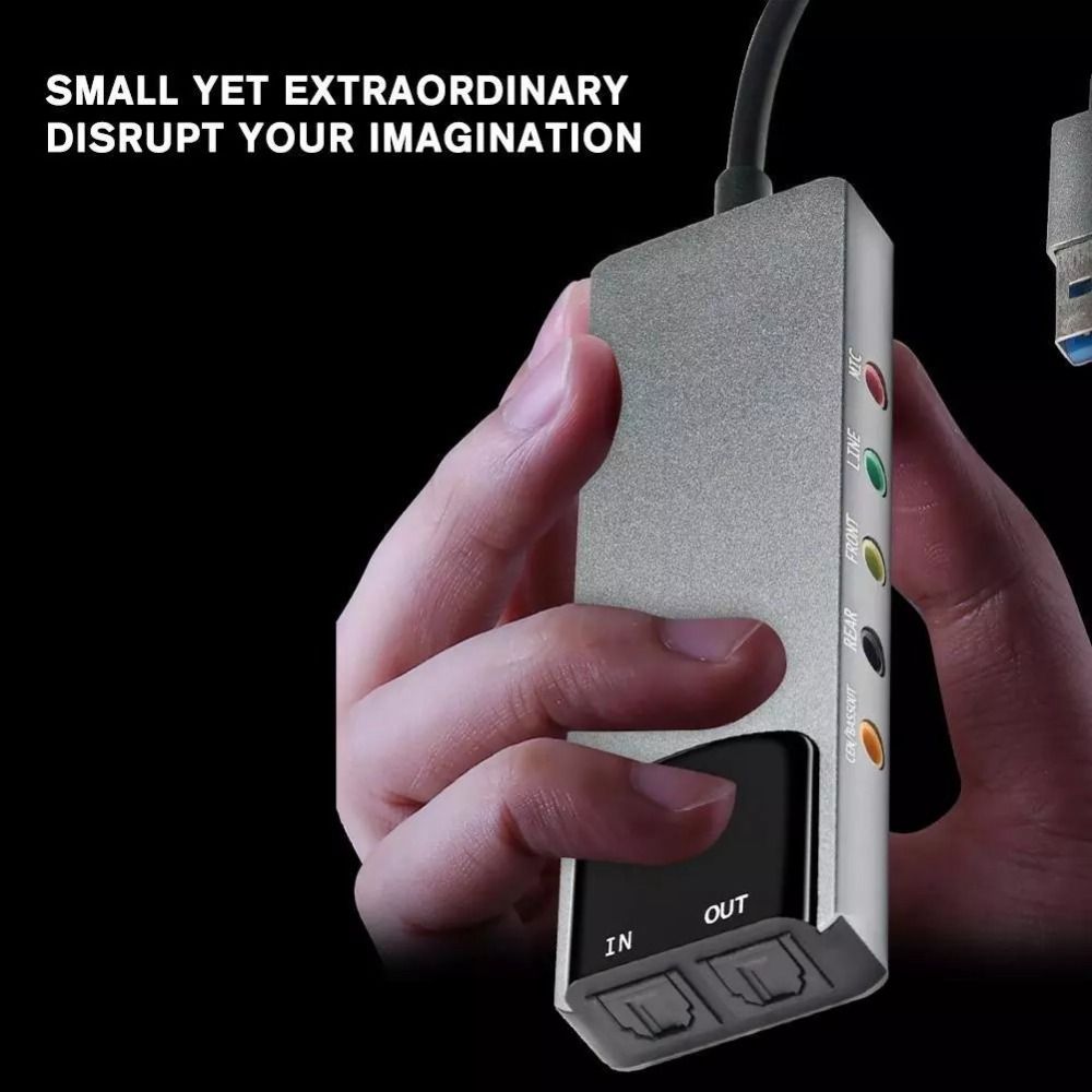 New USB Sound Card 7.1 5.1 Cha - Gaming Console For Pc 评论和价格
