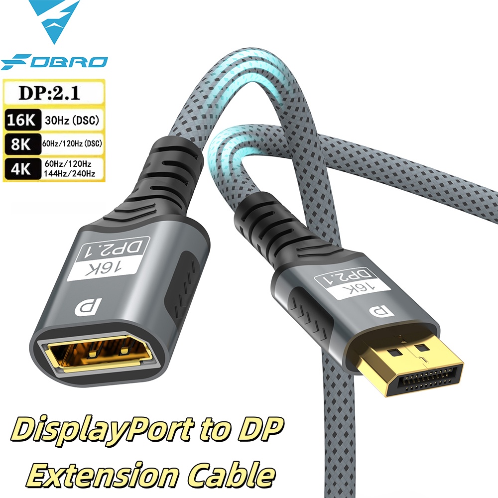 16K DP 2.1 Extension Cable 80G - Hdmi Cable 2.1 评论和价格