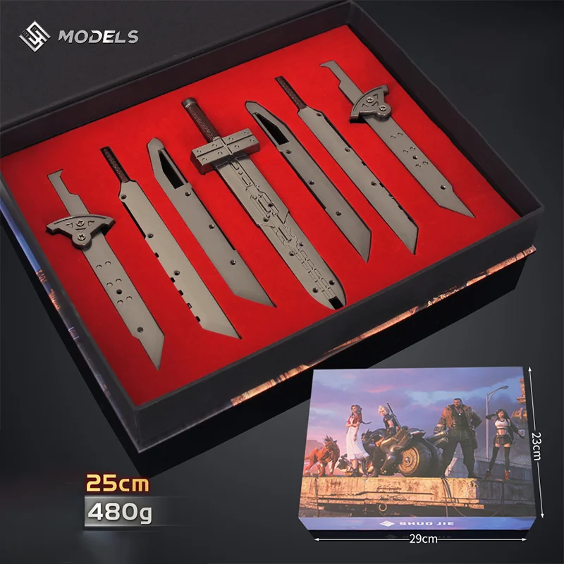 25cm Cloud Buster Sword Fantas - Gaming Console Cloud 评论和价格