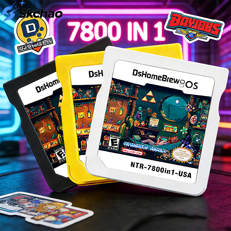 7800 in 1 DS Card R4 3DS Game  - Gaming Console Mario 评论和价格