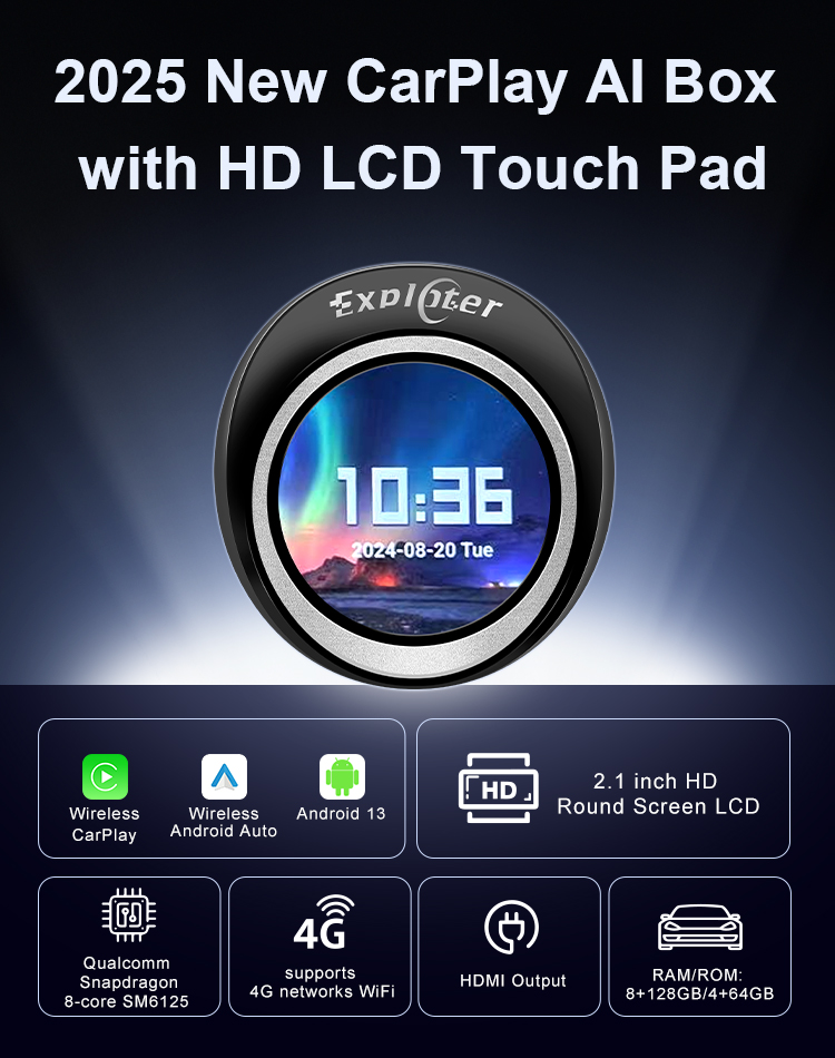 EXPLOTER ApplePie Touch CarPla - Hdmi Cable 2.1 评论和价格