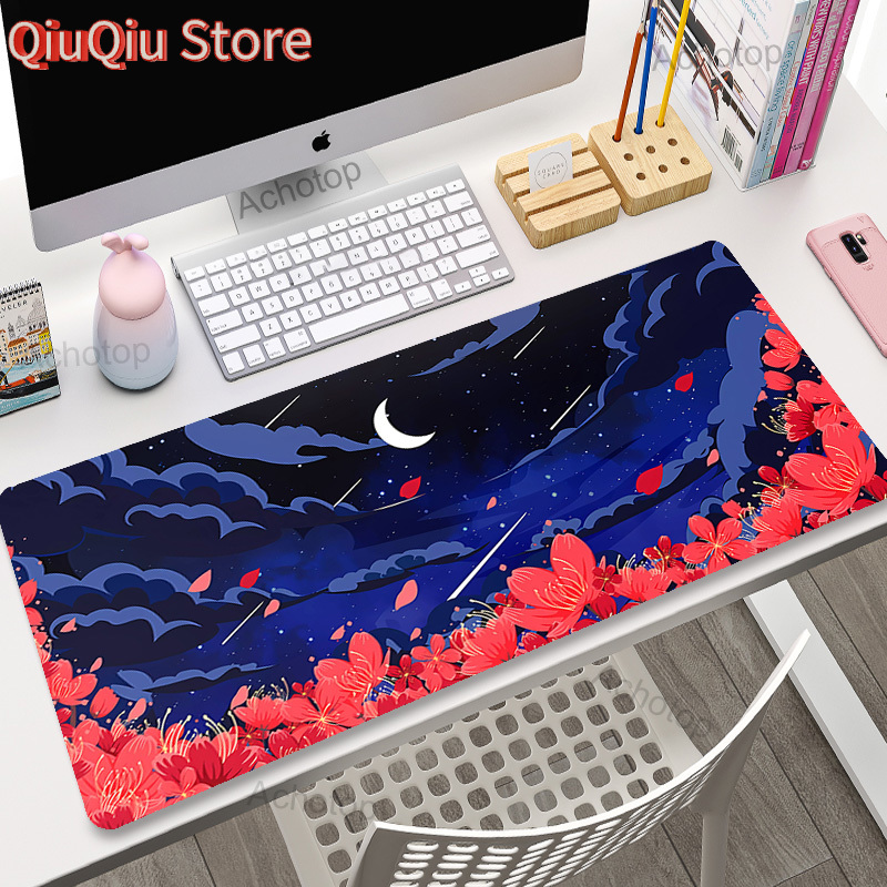 Pink Clouds Mouse Pad Gamer Mo - Gaming Console Cloud 评论和价格