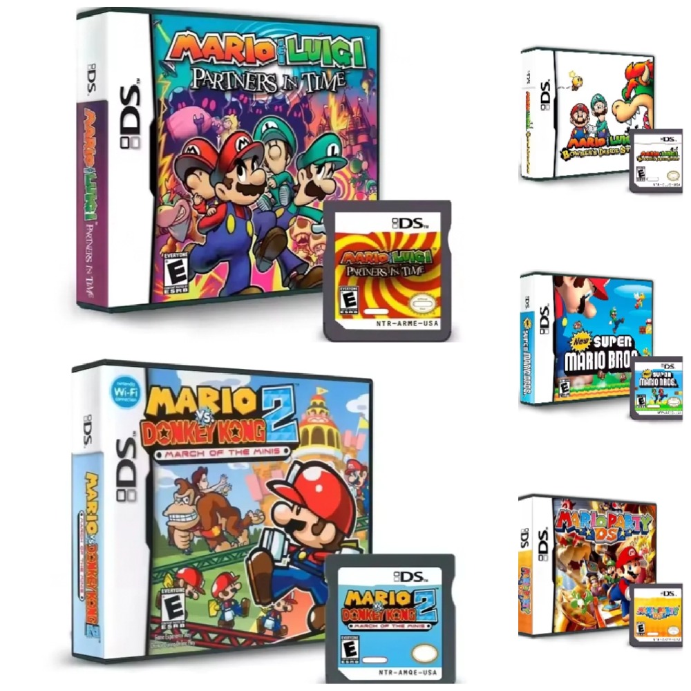 Popular Fun DS Game Cartridge  - Gaming Console Mario 评论和价格