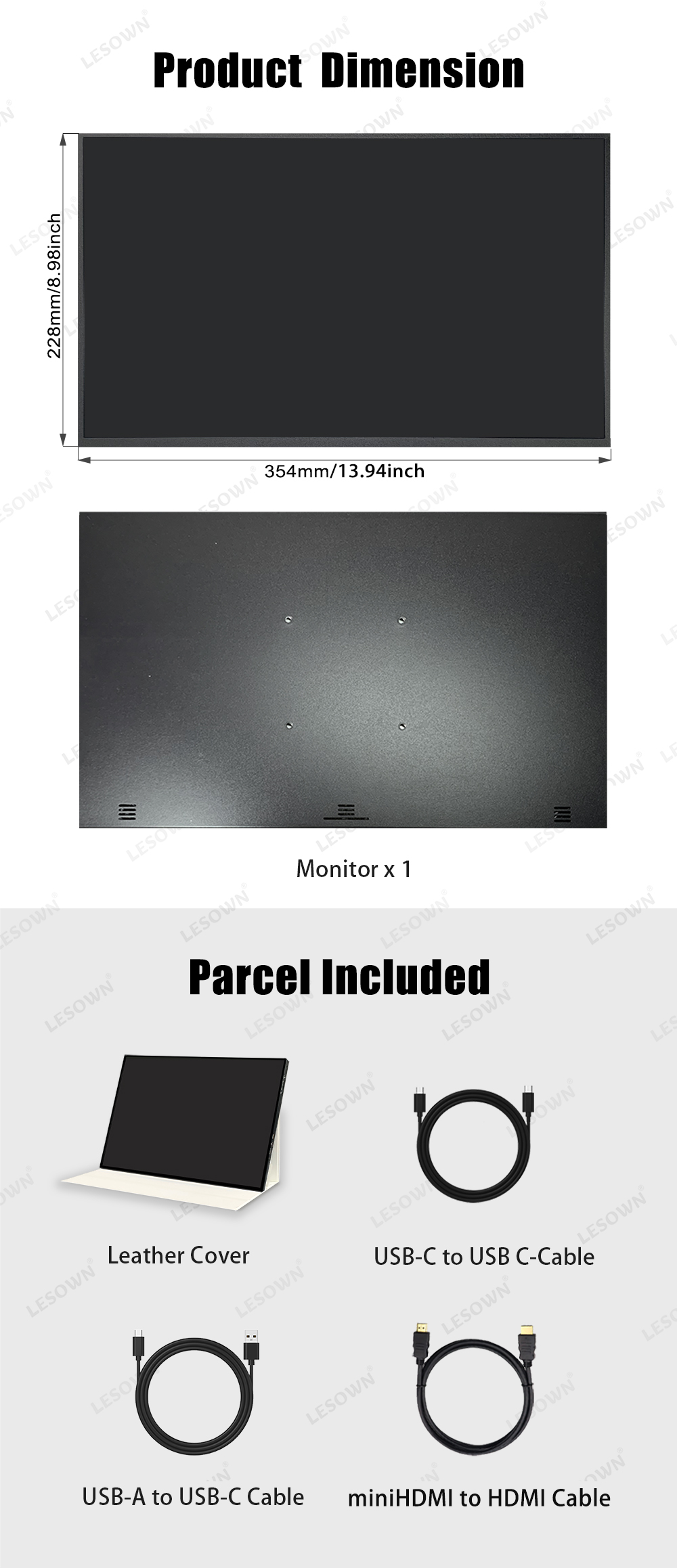 LESOWN High-Refresh 120Hz 16in - Gaming Console And Monitor 评论和价格