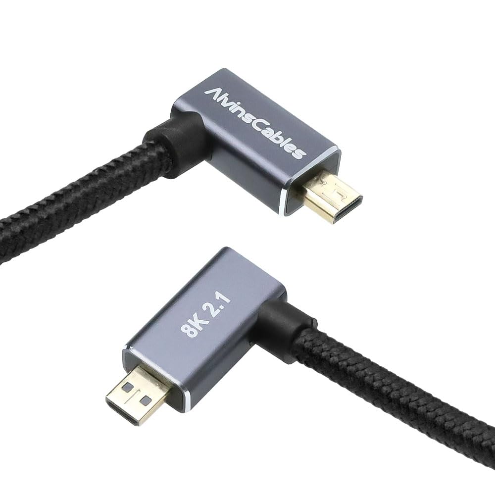 Alvin's Cables Right Angle Mic - Hdmi Cable 2.1 评论和价格