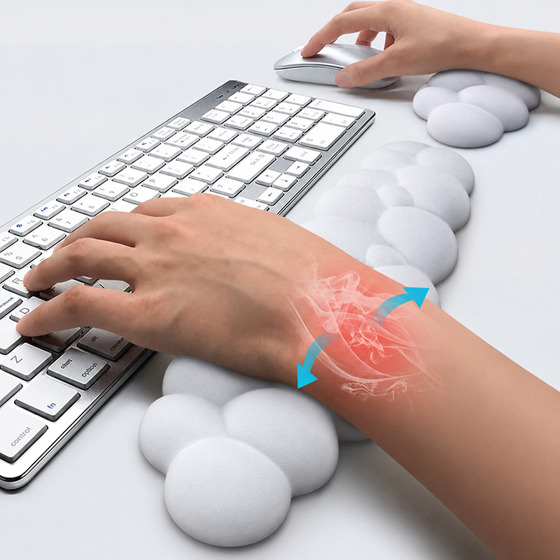 Mouse Pad With Wrist Rest Keyb - Gaming Console Cloud 评论和价格