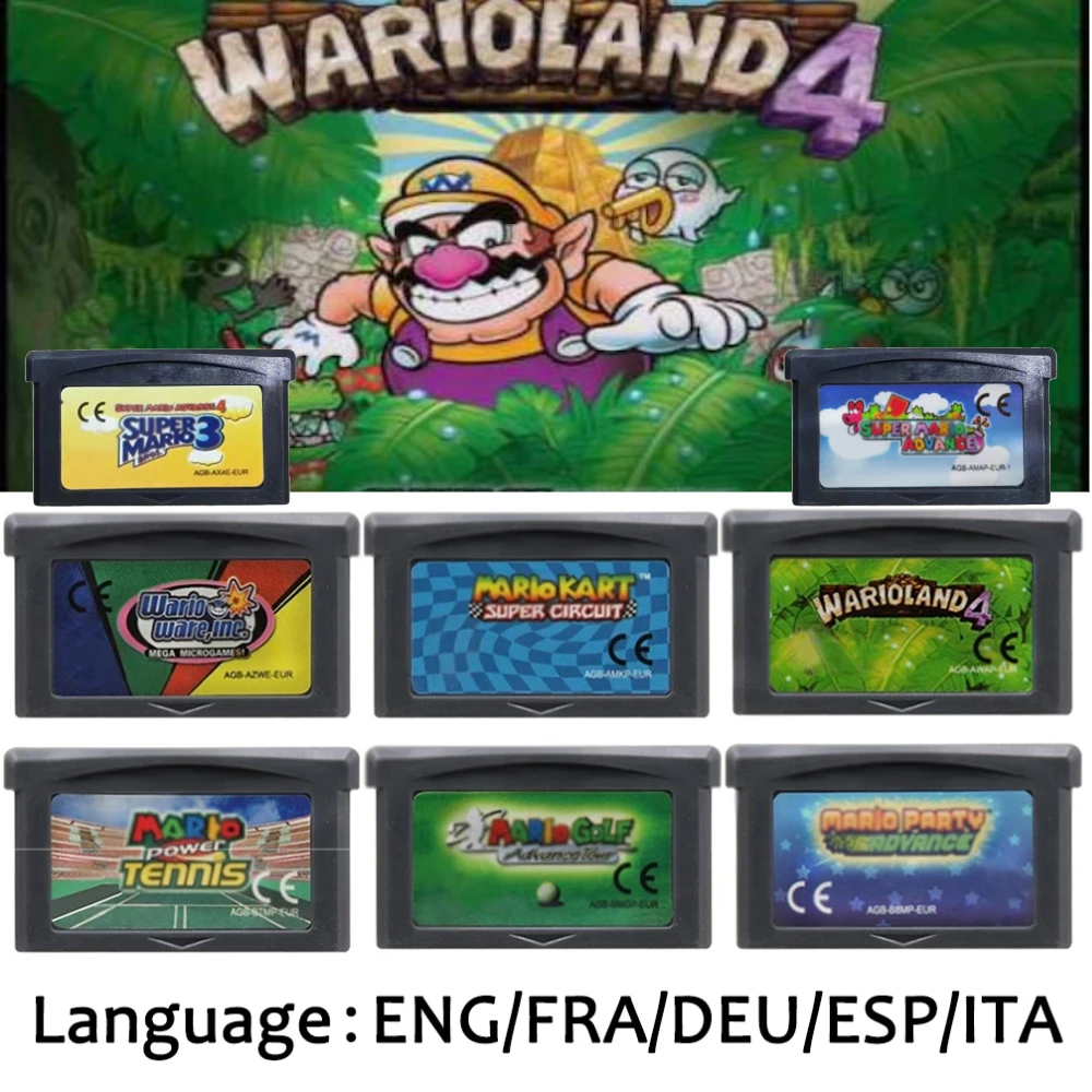 EUR Version GBA Game Cartridge - Gaming Console Mario 评论和价格