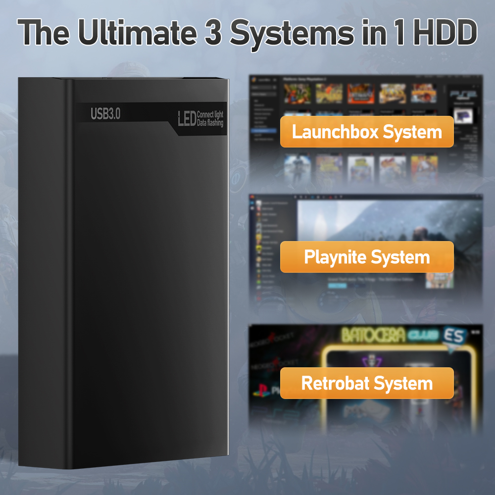 500G Retro Gaming HDD Video Ga - Gaming Console Os 评论和价格