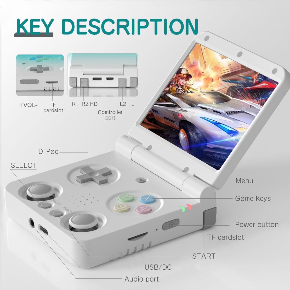 MIYOO FLIP V2 Handheld Game Pl - Gaming Console Os 评论和价格