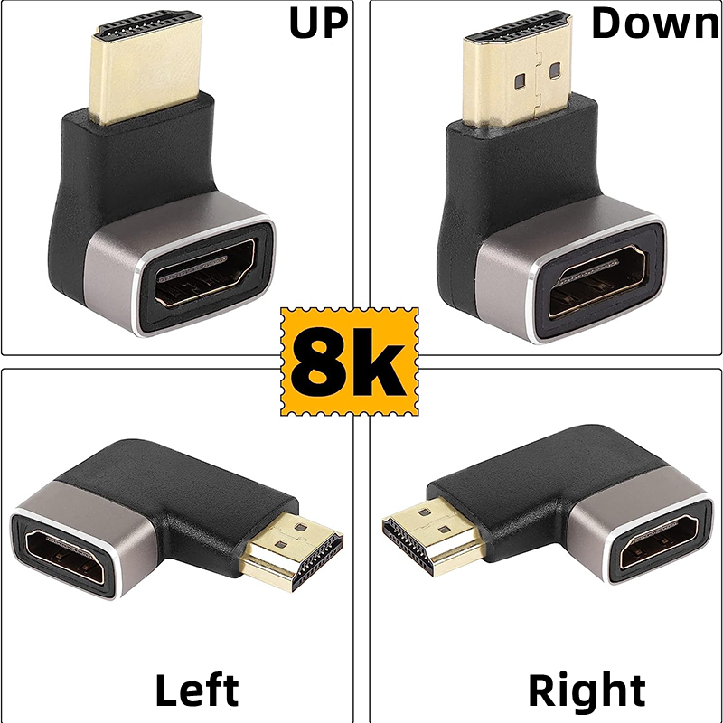 Right Angle HD 2.1 Adapter Mal - Hdmi Cable 2.1 评论和价格