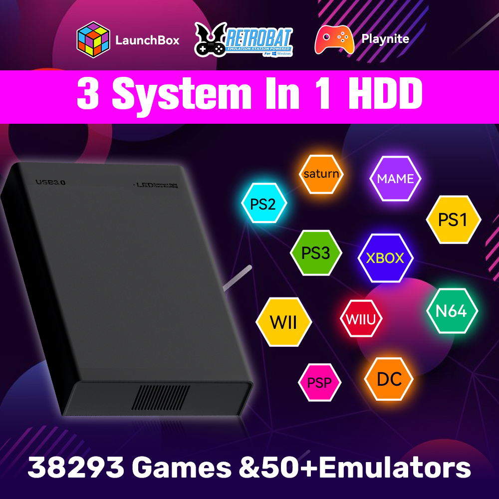 500G Retro Gaming HDD Video Ga - Gaming Console Os 评论和价格