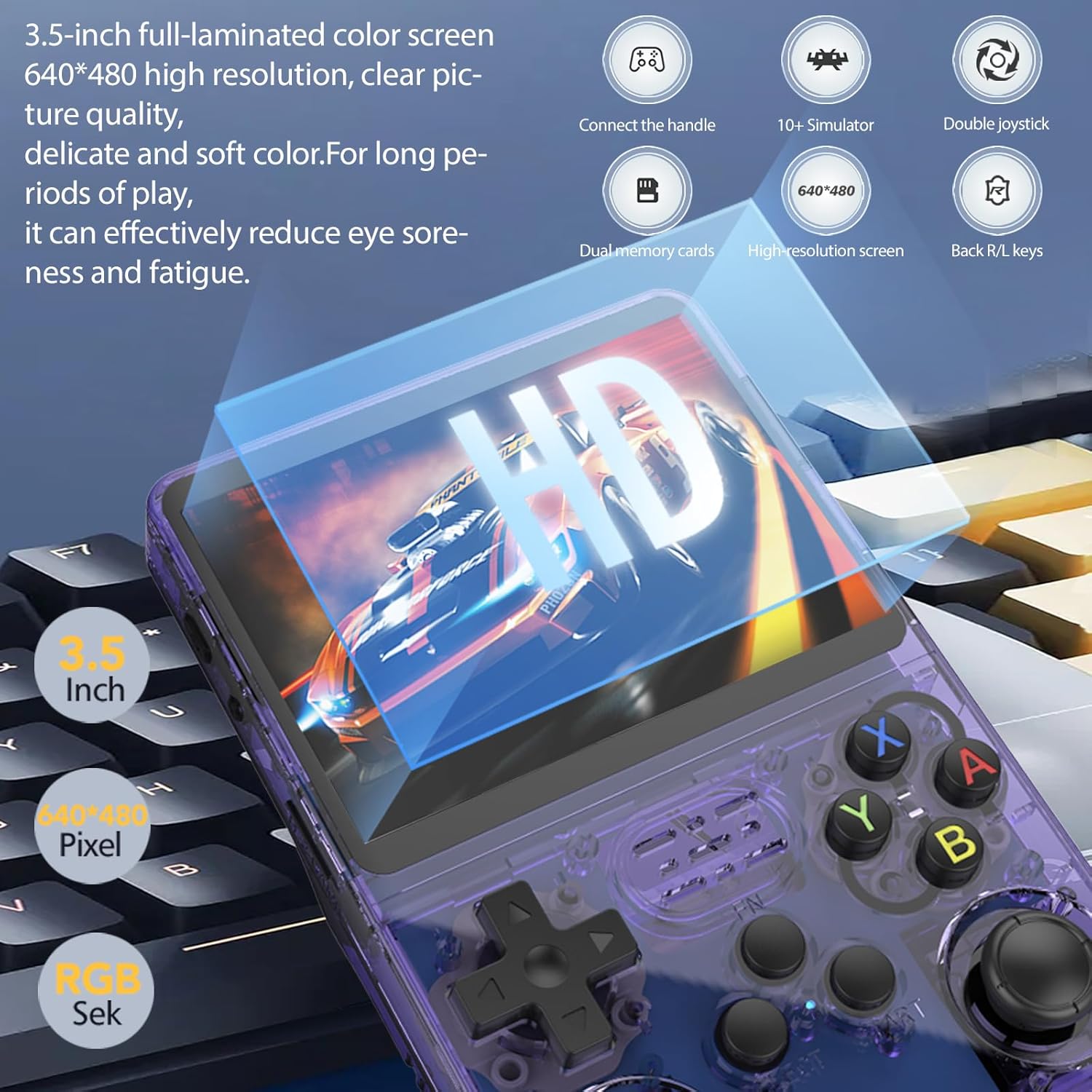 NEW R36S Retro Handheld Game C - Gaming Console Os 评论和价格