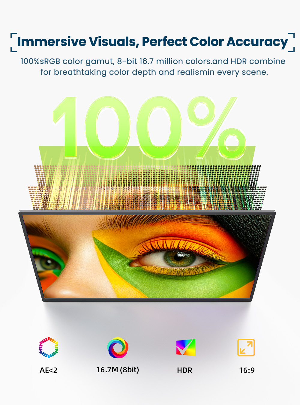 EVICIV 4K Portable Monitor 10- - Gaming Console And Monitor 评论和价格