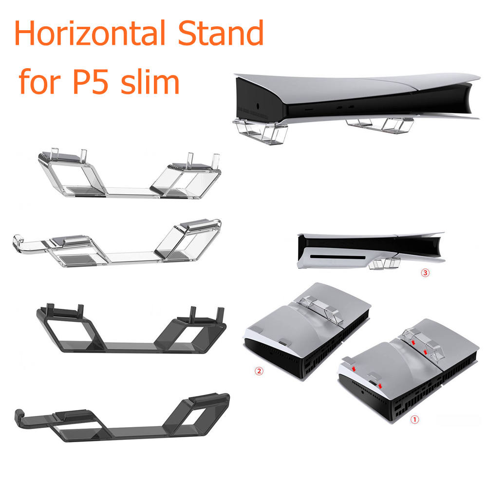 Horizontal Stand for PS5 Slim  - Gaming Console Design 评论和价格