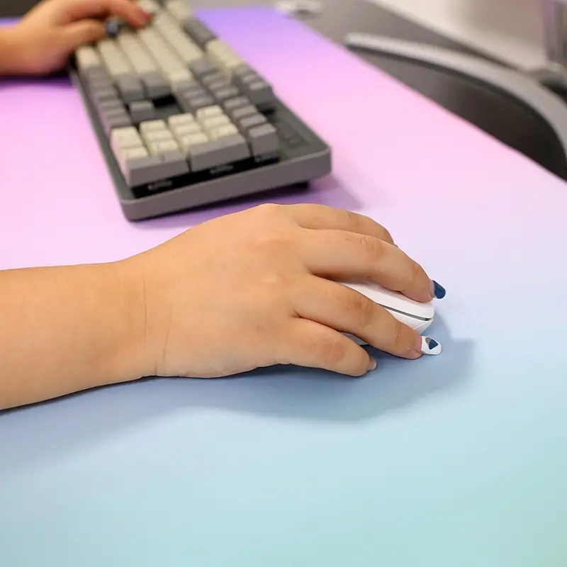 Mouse Pad with Wrist Rest Keyb - Gaming Console Cloud 评论和价格